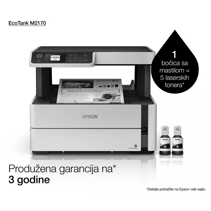 Epson EcoTank M2170 tindiprinter A4 1200 x 2400 DPI 39 ppm Wi-Fi