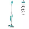 Polti Vaporetto SV450_Double aurumopp 0,3 L 1500 W türkiissinine, valge