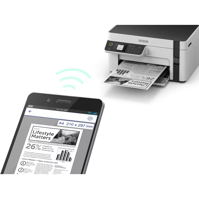 Epson EcoTank ET-M2120 Inkjet A4 1440 x 720 DPI 32 ppm Wi-Fi