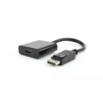 GEMBIRD DisplayPort-HDMI adapterkaabel – must, blisterpakend