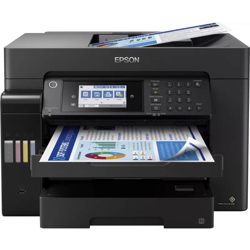 Mitmeotstarbeline seade Epson EcoTank L15160 tindiprinter värviline, A3+, 32 ppm, 4800x1200 DPI, Wi‑Fi, Ethernet