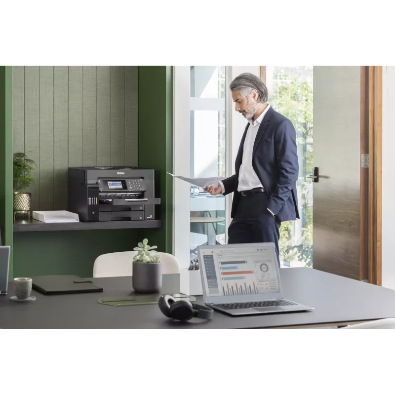 Mitmeotstarbeline seade Epson EcoTank L15160 tindiprinter värviline, A3+, 32 ppm, 4800x1200 DPI, Wi‑Fi, Ethernet