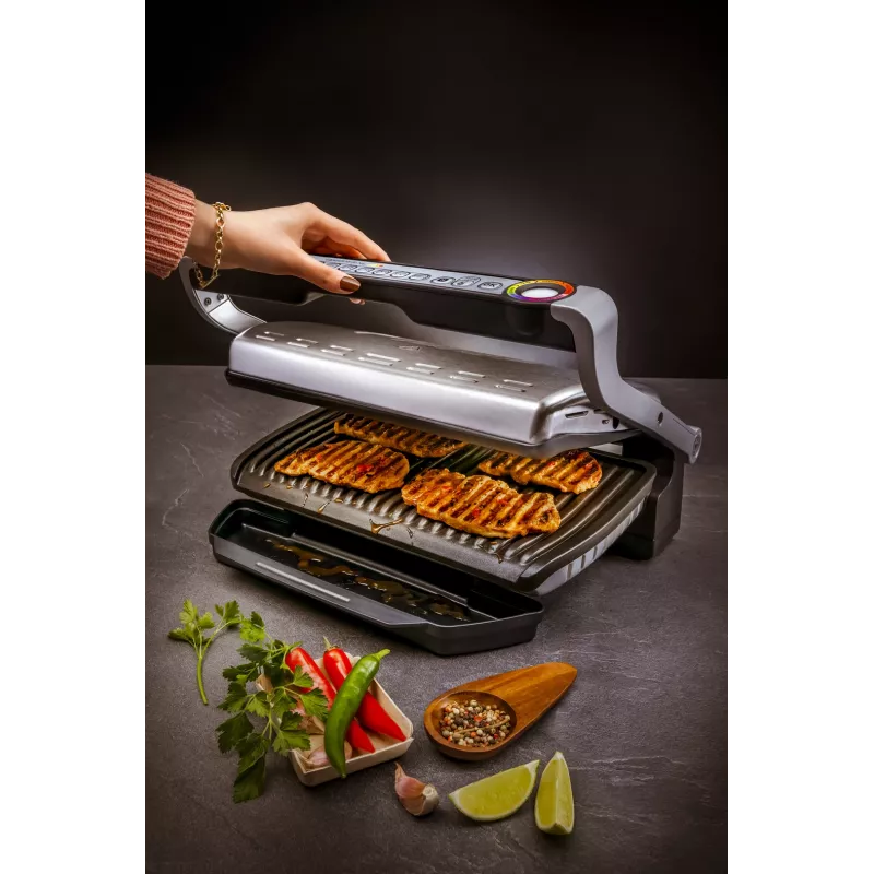 Kontaktgrill Tefal GC724D lauapealne küpsetusplaat, metallik/must, 440×340×172 mm, 7 kg