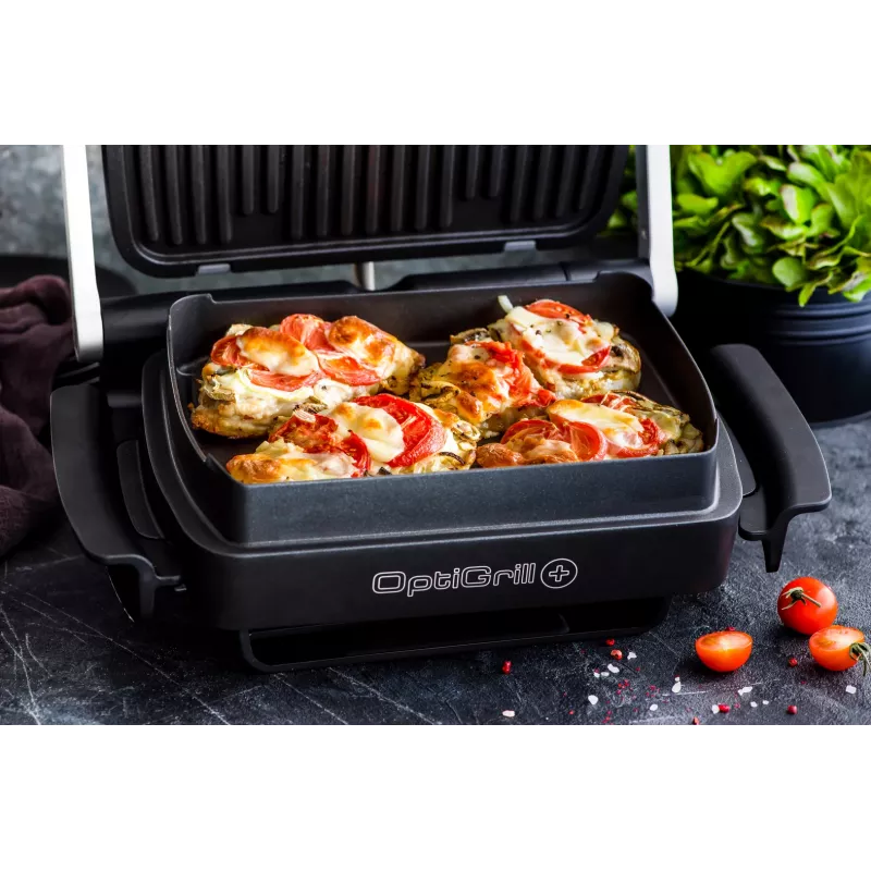 Kontaktgrill Tefal GC724D lauapealne küpsetusplaat, metallik/must, 440×340×172 mm, 7 kg
