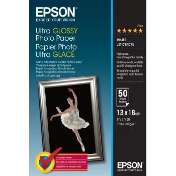 Epson Ultra läikiv fotopaber - 13x18cm - 50 lehte
