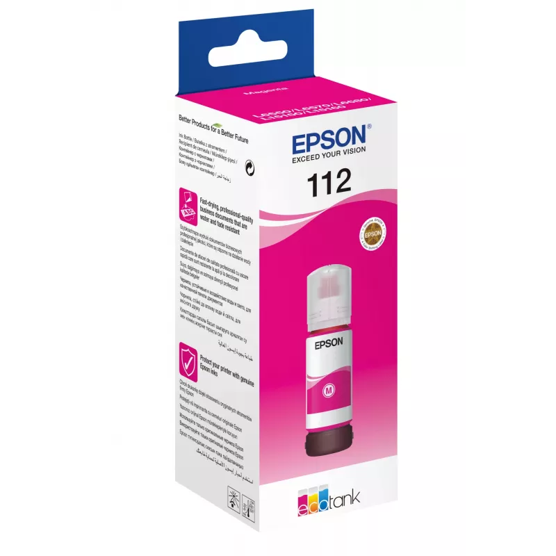 Tindipudel Epson 112 EcoTank Pigment magenta
