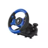 GENESIS Seaborg 350 Must, Blue USB rool + pedaalid Nintendo Switch, PC, PlayStation 4, Playstation 3, Xbox 360, Xbox One, Xbox Series S, Xbox Series X