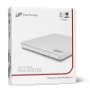 HITACHI-LG DATA STORAGE õhuke kaasaskantav DVD-kirjutaja - Gp60nw60 - USB 2.0 - valge