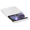 HITACHI-LG DATA STORAGE õhuke kaasaskantav DVD-kirjutaja - Gp60nw60 - USB 2.0 - valge
