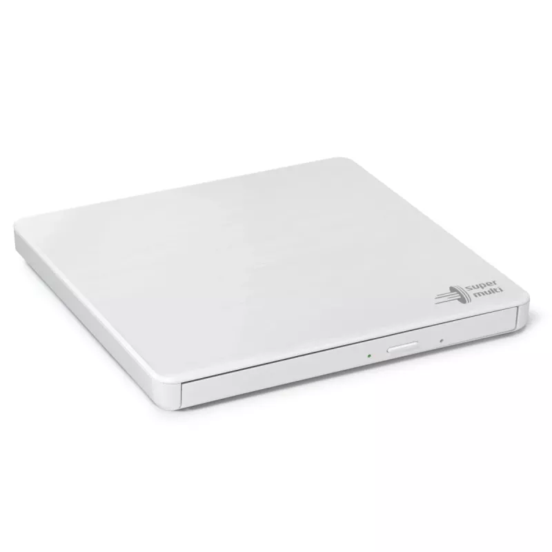 HITACHI-LG DATA STORAGE õhuke kaasaskantav DVD-kirjutaja - Gp60nw60 - USB 2.0 - valge