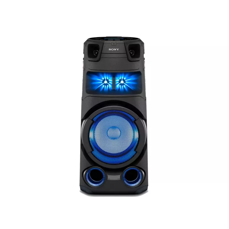 Sony MHC-V73D võimas Bluetooth® peokõlar koos igas suunas leviva peoheli ja valgusega