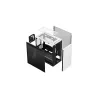 Arvuti korpus DeepCool MACUBE 110 WH Midi Tower — Valge, karastatud klaas, microATX, kuni 320 mm GPU, 165 mm CPU jahuti, 2x3,5 tolli + 2x2,5 tolli pesad