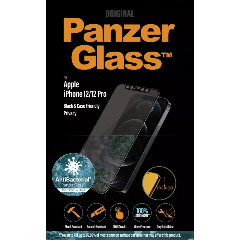 PanzerGlass® privaatsusekraani kaitse iPhone 12 | 12 Pro | servast-servani