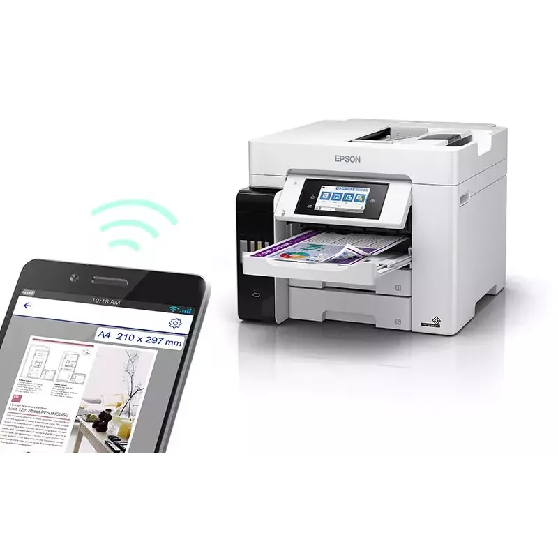 Multifunktsiooniline printer Epson EcoTank L6580 — tindiprinter värviline, 4800 x 22400 dpi, 32 ppm, kahepoolne, Wi‑Fi, A4