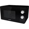 Solo mikrolaineahi Gorenje MO20E1B — 20 L, 800 W, 5 võimsustaset, 270 mm pöördlaud, must