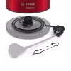 Bosch TWK3P424 elektriline veekeetja 1,7 L 2400 W Hall, Punane