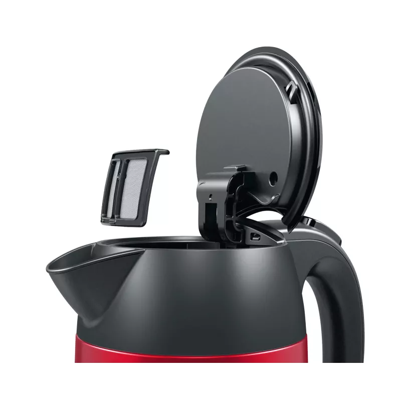 Bosch TWK3P424 elektriline veekeetja 1,7 L 2400 W Hall, Punane