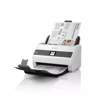 Epson DS-730N lehtedega skanner 600 x 600 DPI A4 must, hall