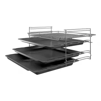 Pliit Bosch Serie 4 HKR39A250U, keraamiline pliit 4 tsooni, ahi 66 L, roostevaba teras, 600 mm