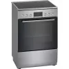 Pliit Bosch Serie 4 HKR39A250U, keraamiline pliit 4 tsooni, ahi 66 L, roostevaba teras, 600 mm