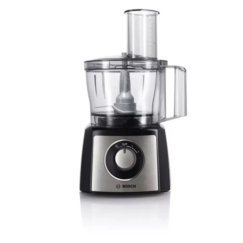 Köögikombain Bosch MCM3401M 800 W mootori ja 2,3 l nõuga, must/roostevaba teras