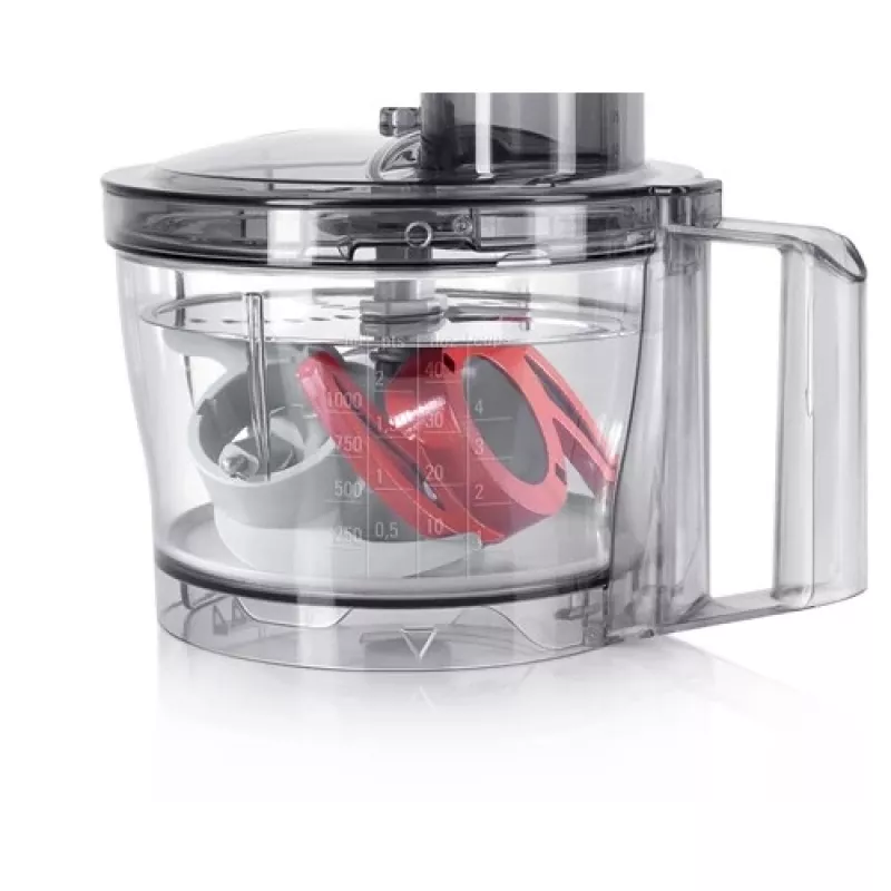 Köögikombain Bosch MCM3401M 800 W mootori ja 2,3 l nõuga, must/roostevaba teras