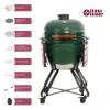 Keraamiline Kamado-grill TUNABONE Classic 23 tolli (suurus L) roheline