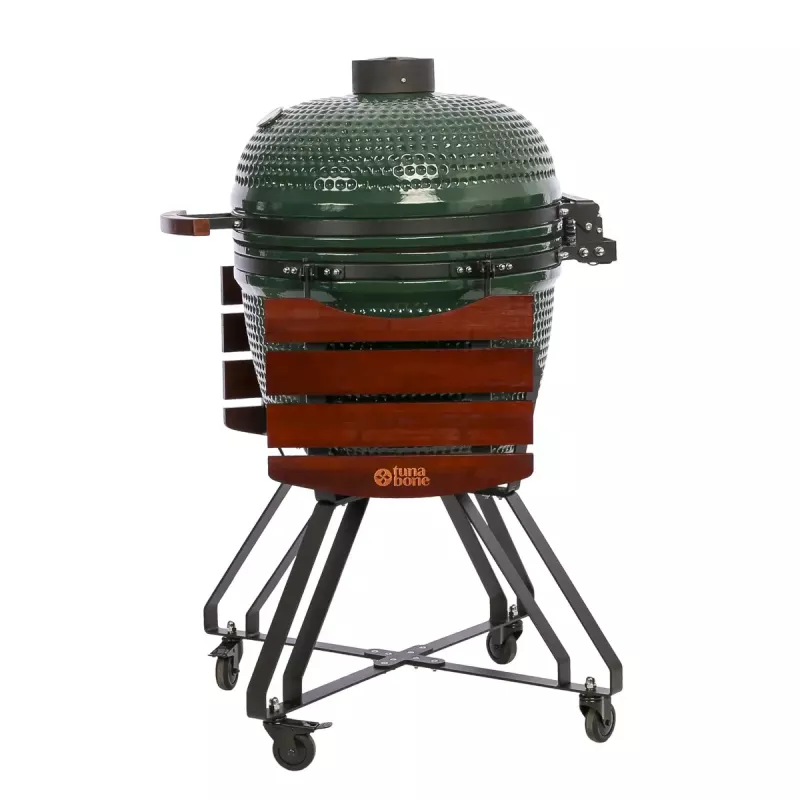 Keraamiline Kamado-grill TUNABONE Classic 23 tolli (suurus L) roheline