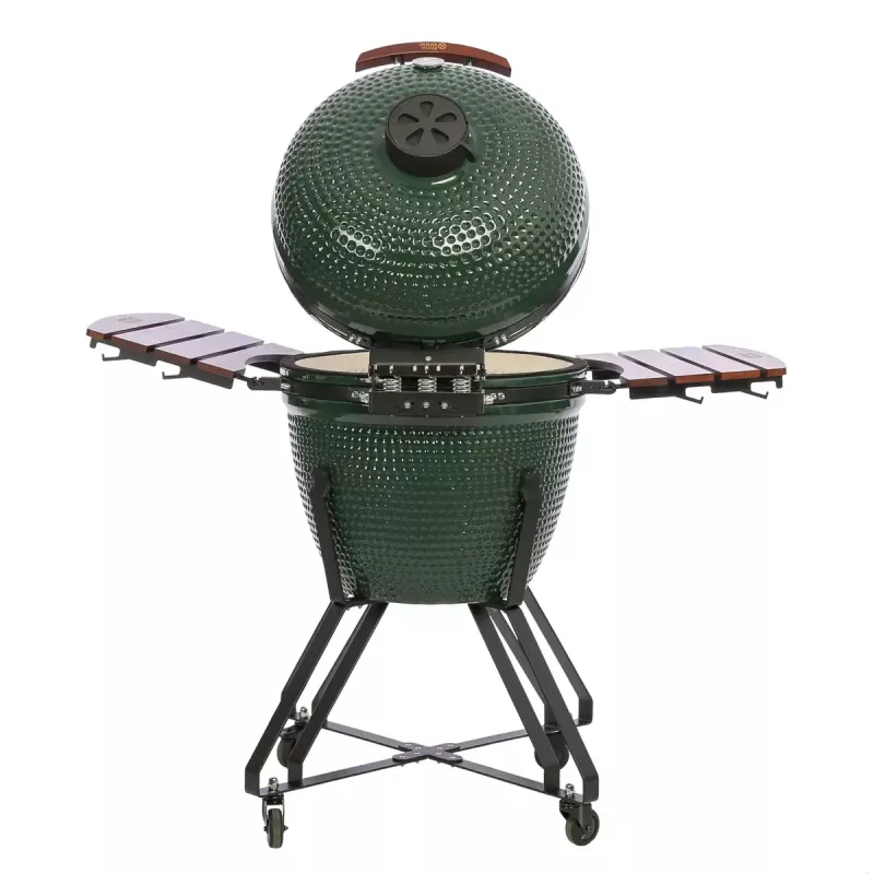 Keraamiline Kamado-grill TUNABONE Classic 23 tolli (suurus L) roheline