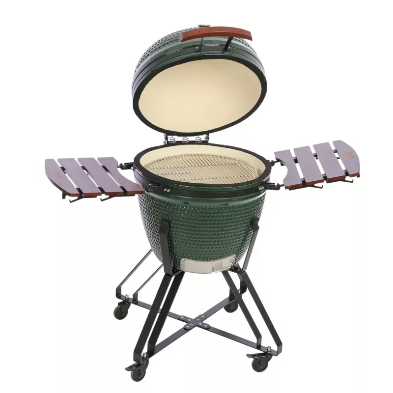 Keraamiline Kamado-grill TUNABONE Classic 23 tolli (suurus L) roheline