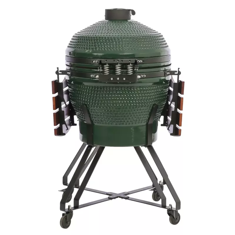 Keraamiline Kamado-grill TARGUS TBG24GREEN-02 — 24-tolline roheline söeküpsetusseade