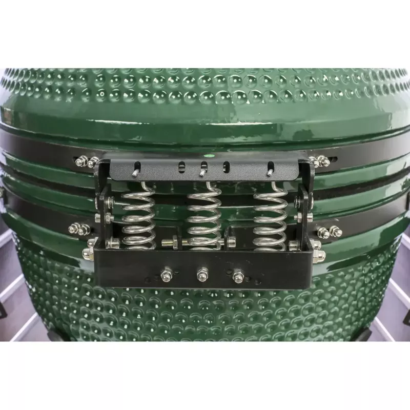Keraamiline Kamado-grill TARGUS TBG24GREEN-02 — 24-tolline roheline söeküpsetusseade