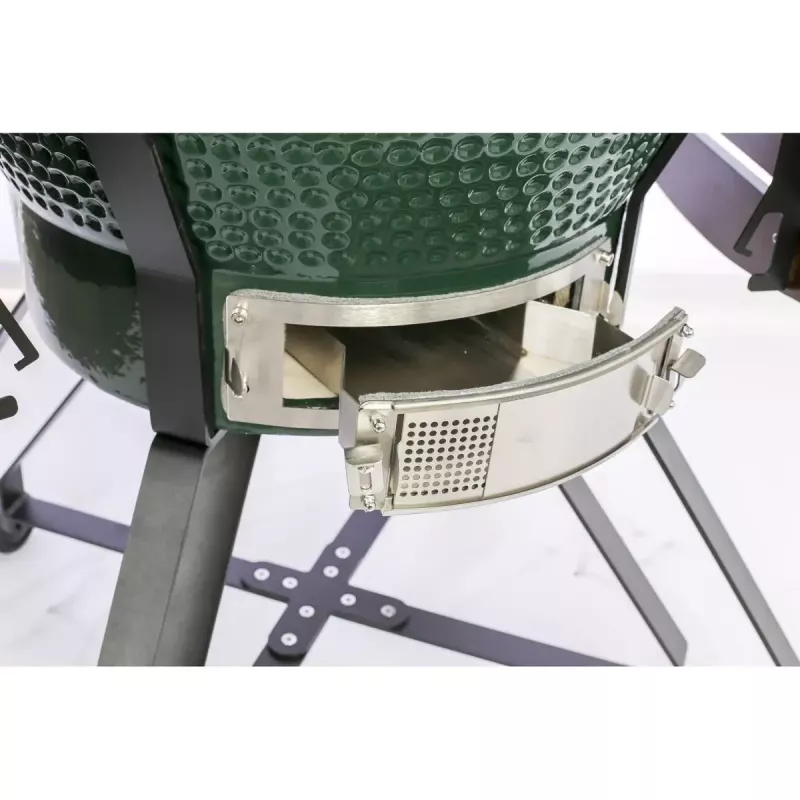 Keraamiline Kamado-grill TARGUS TBG24GREEN-02 — 24-tolline roheline söeküpsetusseade
