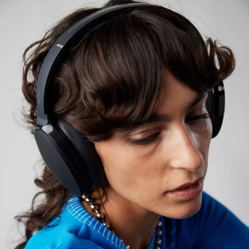 Kõrvaklapid Skullcandy Hesh ANC — üle kõrva, juhtmega ja juhtmeta, Bluetooth 5.0, ANC, USB-C, 22 h taasesitus, 3,5 mm, must