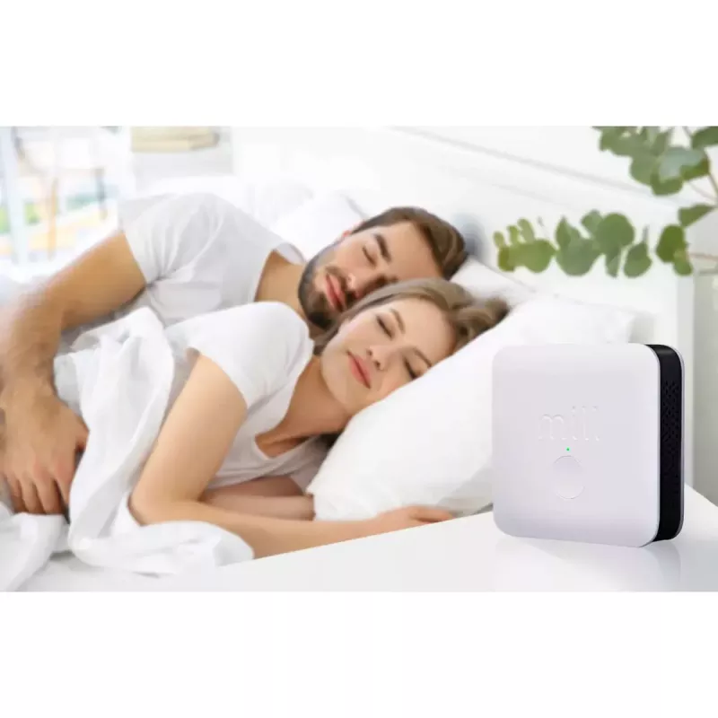 Keskkonnaandur Mill Sense SENSEAIR — juhtmevaba õhukvaliteedi, niiskuse ja temperatuuri monitor (aku, Wi‑Fi, 70×30×70 mm)
