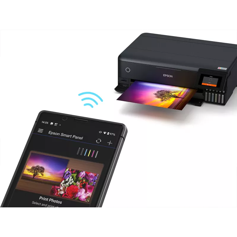 Multifunktsionaalne tindiprinter Epson EcoTank L8180 — A3+, värviline, 5760x1440 DPI, 32 ppm, dupleks, Wi‑Fi, Ethernet