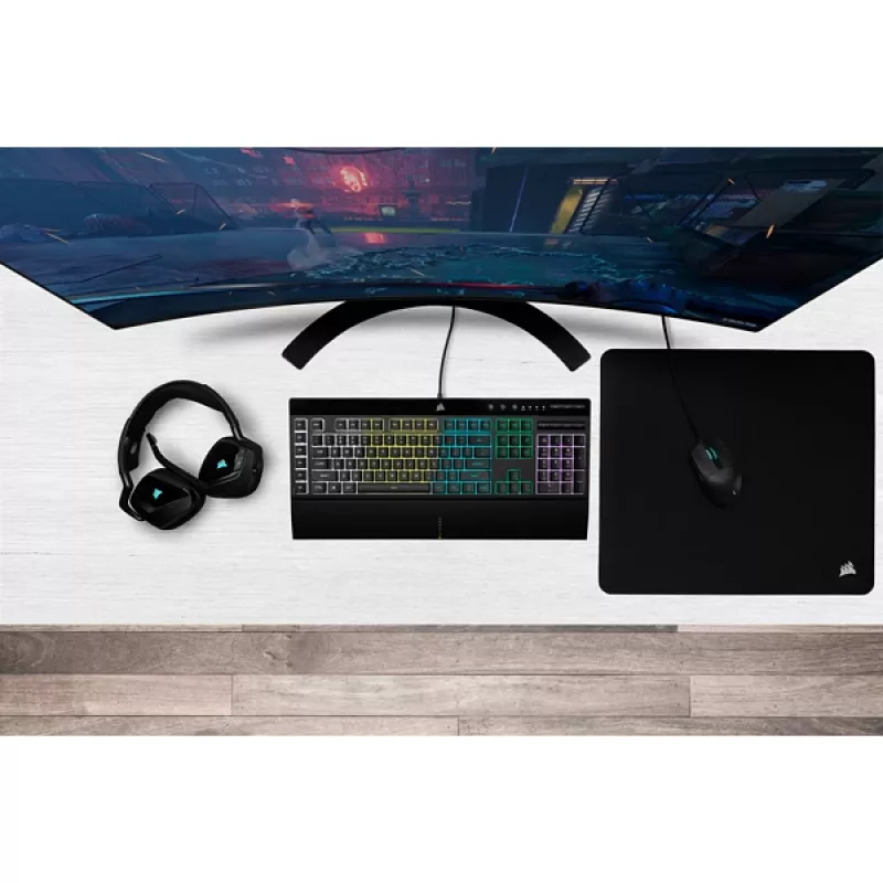 CORSAIR Gaming klaviatuur - K55 RGB Pro Qwerty Us