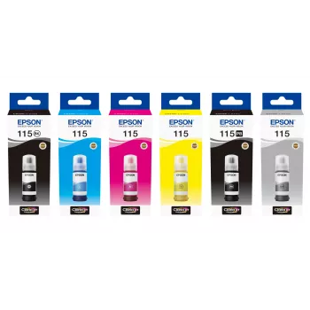 Tindipudel Epson 115 ECOTANK kollane C13T07D44A