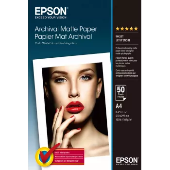 Epson Archival Matte Paper - A4 - 50 lehte