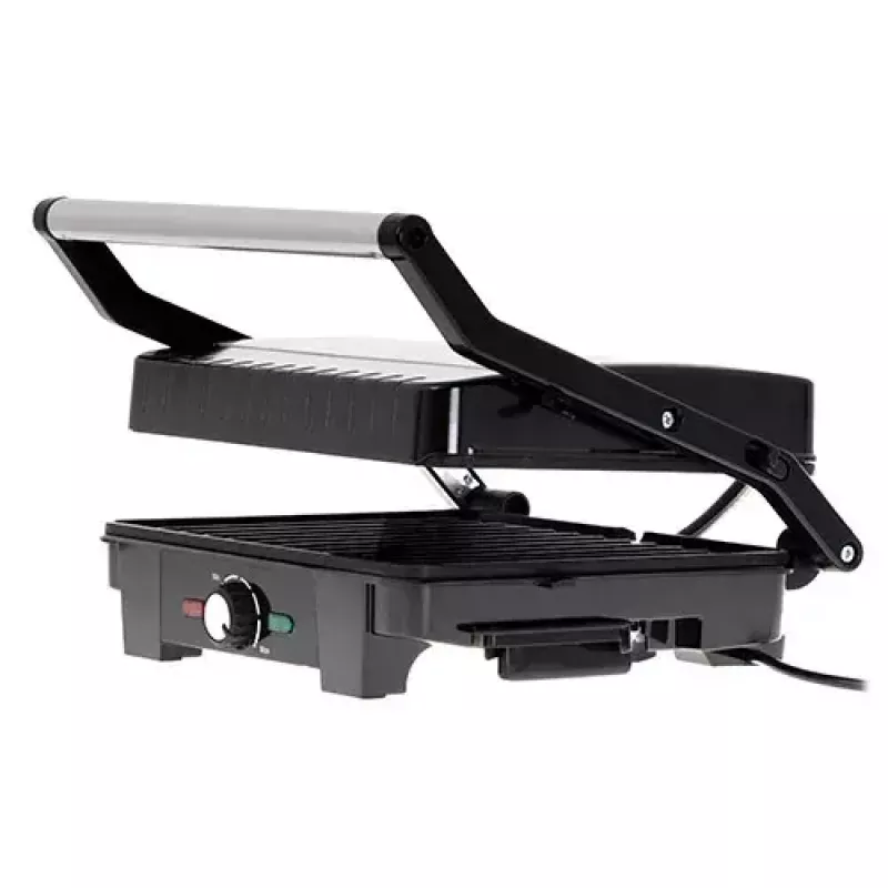 Kontaktgrill Adler AD 3051 — roostevaba teras, 2200–2800 W, grillpind 1392 cm², reguleeritav temperatuur, mittenakkuvad plaadid