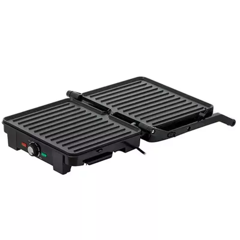 Kontaktgrill Adler AD 3051 — roostevaba teras, 2200–2800 W, grillpind 1392 cm², reguleeritav temperatuur, mittenakkuvad plaadid