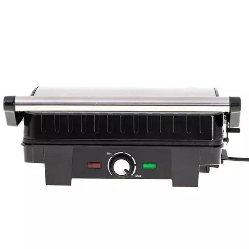 Kontaktgrill Adler AD 3051 — roostevaba teras, 2200–2800 W, grillpind 1392 cm², reguleeritav temperatuur, mittenakkuvad plaadid