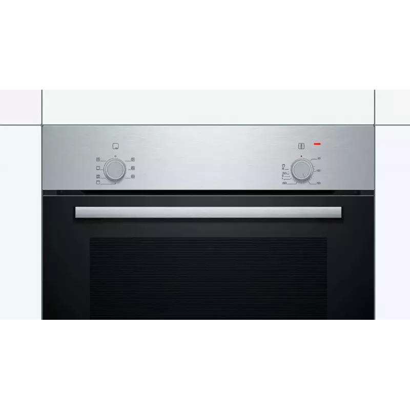 Sisseehitatud ahi Bosch Serie 2 HBF010BR1S elektriline, 66 L, roostevaba teras, pöördnupud