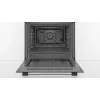 Sisseehitatud ahi Bosch Serie 2 HBF010BR1S elektriline, 66 L, roostevaba teras, pöördnupud
