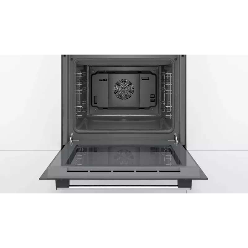 Sisseehitatud ahi Bosch Serie 2 HBF010BR1S elektriline, 66 L, roostevaba teras, pöördnupud
