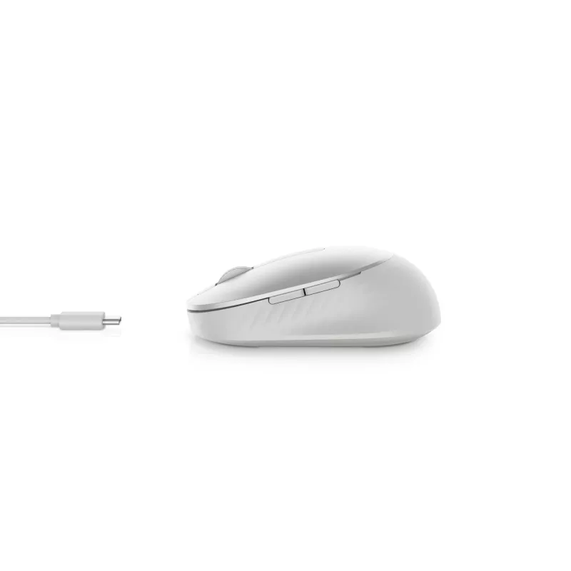 DELL Pro Premium Compact hiir - MS7421W - Platinum Silver, Mõlemakäeline, Optiline, RF-juhtmevaba + Bluetooth, 1600 DPI, Platinum, Silver (avatud pakend)