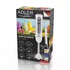 Sukelmikser Adler AD 4625w — käsimikser, 5 kiirust, turbo, 1500 W, roostevabast terasest tera, hõbe/valge