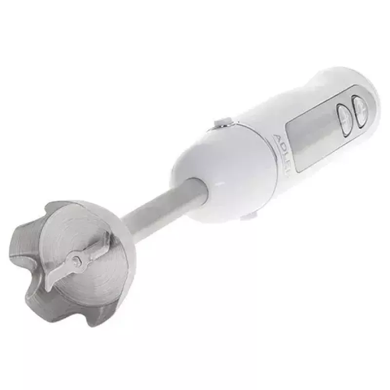 Sukelmikser Adler AD 4625w — käsimikser, 5 kiirust, turbo, 1500 W, roostevabast terasest tera, hõbe/valge