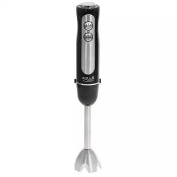 Sukelmikser Adler AD 4625B — saumikser, 1500 W max, 850 W nimivõimsus, 5 kiirust, mehaaniline juhtimine, turbo, roostevabast terasest tera, must