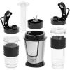 Spordiblender Adler AD 4081 — kaasaskantav personalblender, 800 W tippvõimsus, 0,57 l tops, roostevabast terasest tera, 2 pudelit